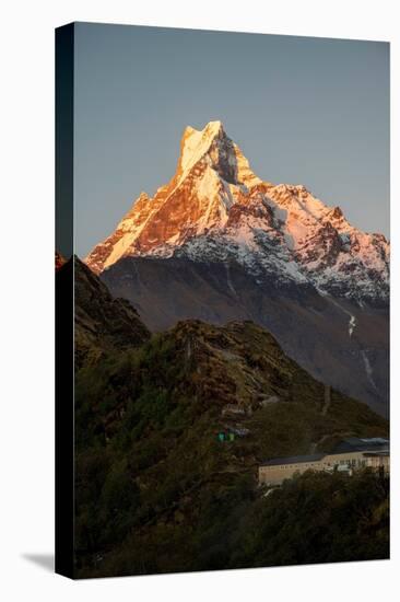 Asia, Nepal. Machapuchare Mountain from top of Mardi Himal Trek.-Janell Davidson-Premier Image Canvas