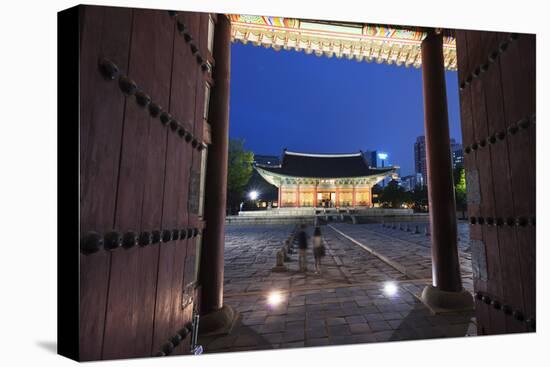 Asia, Republic of Korea, South Korea, Seoul, Deoksugung Palace-Christian Kober-Premier Image Canvas