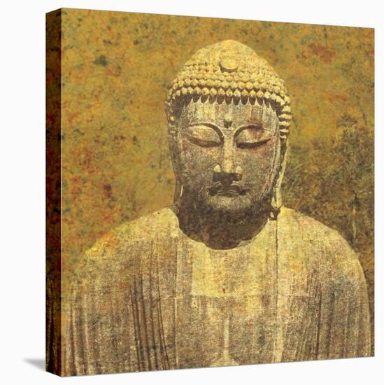 Asian Buddha Crop-Wild Apple Portfolio-Stretched Canvas