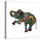 Asian Elephant-Sharon Turner-Stretched Canvas