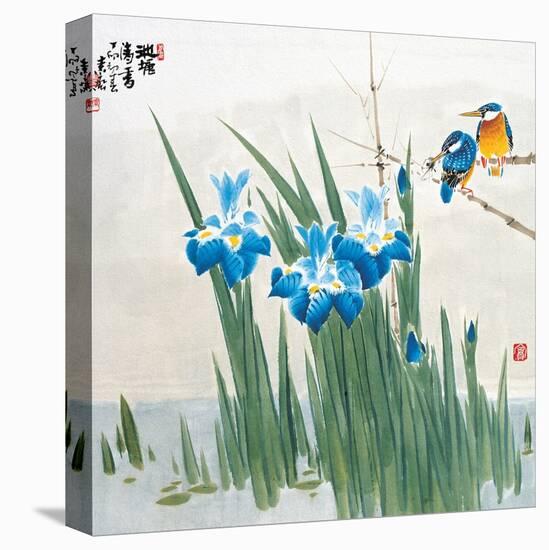 Asian Traditional Painting-WizData-Stretched Canvas