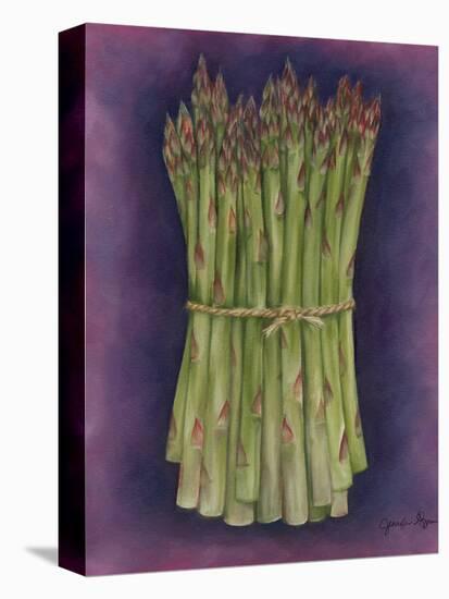 Asparagus-Jennifer Goldberger-Stretched Canvas