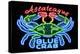 Assateague, Maryland - Blue Crab Neon Sign-Lantern Press-Stretched Canvas