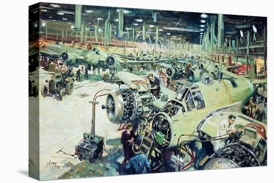 Assembly of Beaufighters-Terence Cuneo-Premier Image Canvas