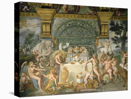 Assembly of the Gods, Fresco, 1525-35-Giulio Romano-Premier Image Canvas