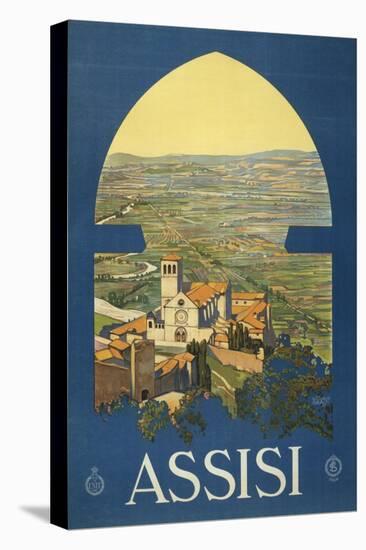 Assisi, c.1920-Vittorio Grassi-Stretched Canvas