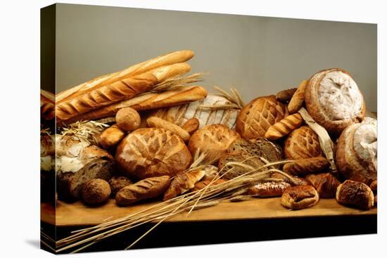 Assorted Baked Goods and Cereal Ears (Free-Standing)-Rauzier-Riviere-Premier Image Canvas