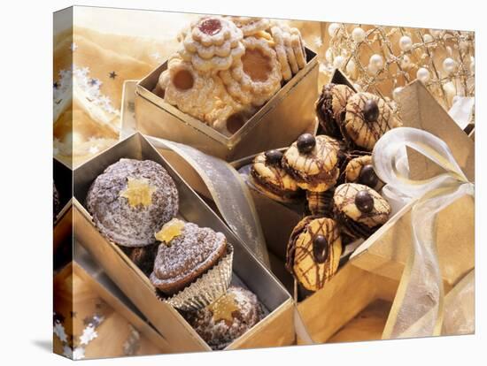 Assorted Christmas Biscuits in Gift Boxes-null-Premier Image Canvas