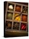 Assorted Spices in Type Case-Greg Elms-Premier Image Canvas
