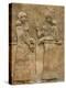 Assyrian Low-Relief of Sargon II and Dignitary-null-Premier Image Canvas