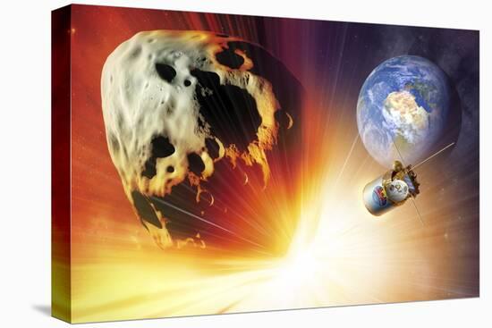 Asteroid Deflection Using Nuclear Explosion-null-Premier Image Canvas