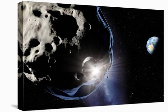 Asteroid Impact, Artwork-Detlev Van Ravenswaay-Premier Image Canvas