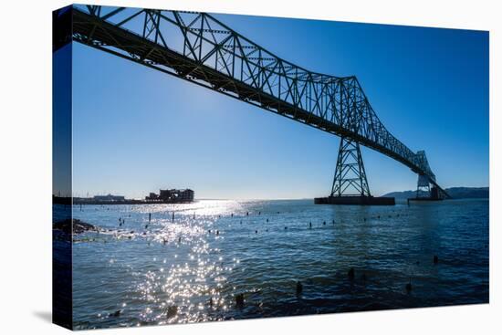 Astoria-Megler Bridge over the Columbia River, Astoria, Oregon-Mark A Johnson-Premier Image Canvas