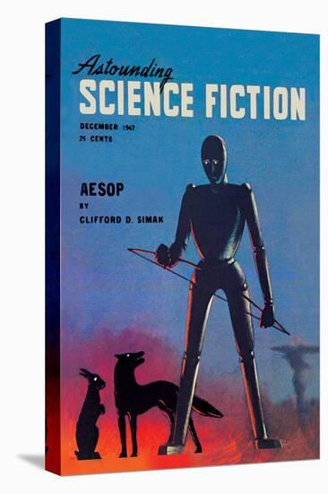 Astounding Science Fiction, December 1947-null-Stretched Canvas