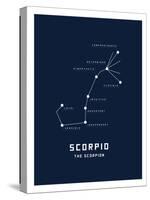 Astrology Chart Scorpio-null-Stretched Canvas