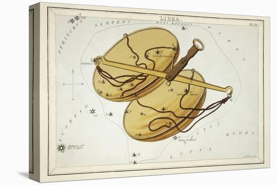 Astrology - Libra-Sidney Hall-Stretched Canvas