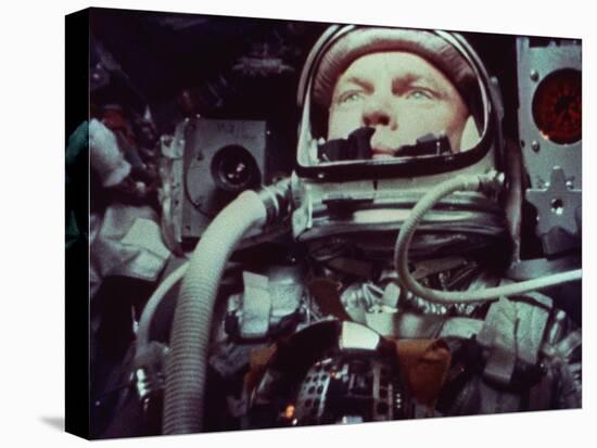 Astronaut John Glenn in Earth Orbit-null-Stretched Canvas