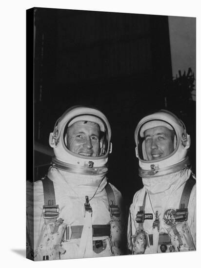 Astronauts Edward H. White and James A. Mcdivitt, in Space Suits Ready for Flight in Gemini Iv-null-Premier Image Canvas