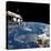 Astronauts Performing Work on Space Station While Orbiting Above Earth-Stocktrek Images-Premier Image Canvas