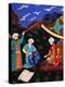 Astronomers and Geographers in a Mountainous Country, Ottoman Miniature, 17th century-null-Premier Image Canvas