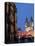 Astronomical Clock of Gothic Old Town Hall, Stalls of Christmas Market, Prague-Richard Nebesky-Premier Image Canvas