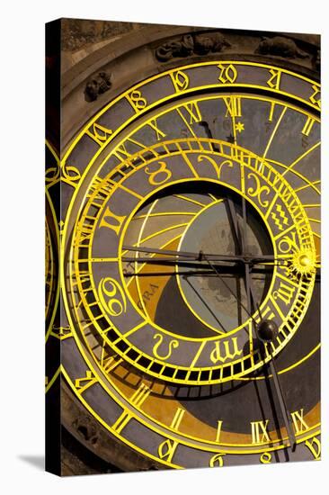 Astronomical Clock on the Town Hall, Old Town Square, Prague, Czech Republic, Euruope-Miles Ertman-Premier Image Canvas