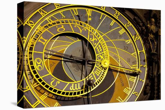 Astronomical Clock on the Town Hall, Old Town Square, Prague, Czech Republic-Miles Ertman-Premier Image Canvas
