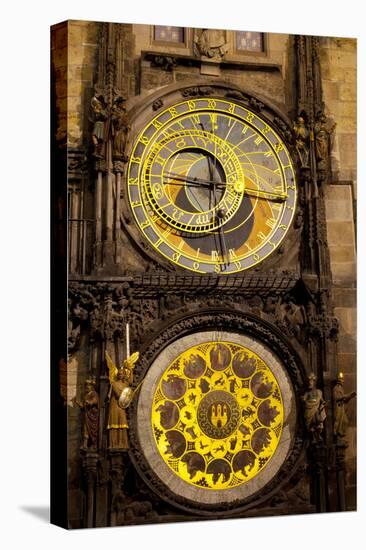 Astronomical Clock on the Town Hall, Old Town Square, Prague, Czech Republic-Miles Ertman-Premier Image Canvas