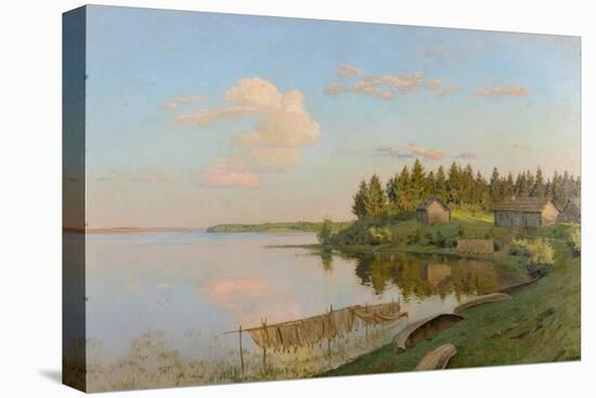 At a lake. 1893-Isaak Iljitsch Lewitan-Premier Image Canvas