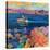 At Anchor, St Tropez Coast-Peter Graham-Premier Image Canvas