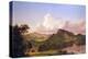 At Home on the Lake-Frederic Edwin Church-Stretched Canvas