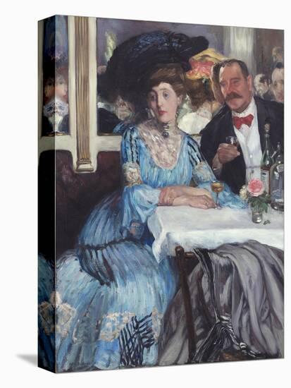 At Mouquin's, 1905-William Glackens-Premier Image Canvas