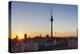 at Sundown, Hotel Park to Inn and Rotes Rathaus, Berlin, Germany-Markus Lange-Premier Image Canvas