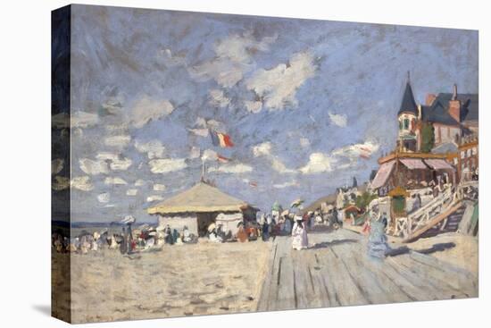 At the Beach of Trouville, 1870-Claude Monet-Premier Image Canvas