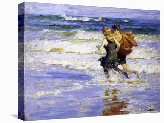 At the Beach-Edward Henry Potthast-Premier Image Canvas