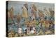 At the Beach-Maurice Brazil Prendergast-Premier Image Canvas