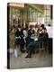 At the Cafe De La Paix-Georges Croegaert-Premier Image Canvas