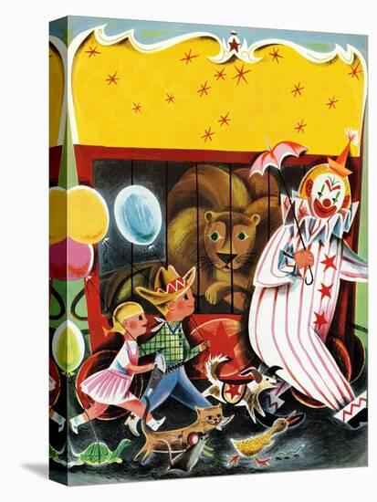 At the Circus - Child Life-null-Premier Image Canvas