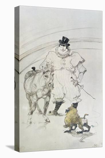 At the Circus: Trained Pony and Baboon, 1899-Henri de Toulouse-Lautrec-Premier Image Canvas