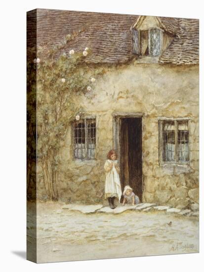 At the Cottage Door-Helen Allingham-Premier Image Canvas