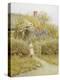 At the Cottage Gate-Helen Allingham-Premier Image Canvas