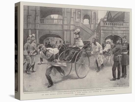 At the Earl's Court Exhibition, a Ride Round Old London in a Jinrickshaw-null-Premier Image Canvas