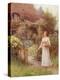 At the Garden Gate-William Affleck-Premier Image Canvas