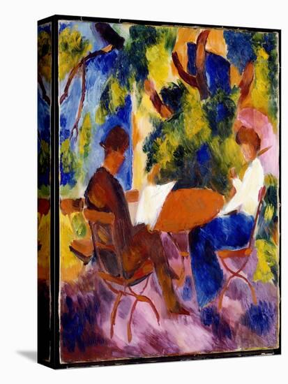 At the Garden Table, 1914-Auguste Macke-Premier Image Canvas