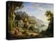 At the Gulf of Salerno, 1826-Joachim Faber-Premier Image Canvas