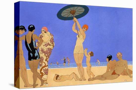 At the Lido-Georges Barbier-Premier Image Canvas