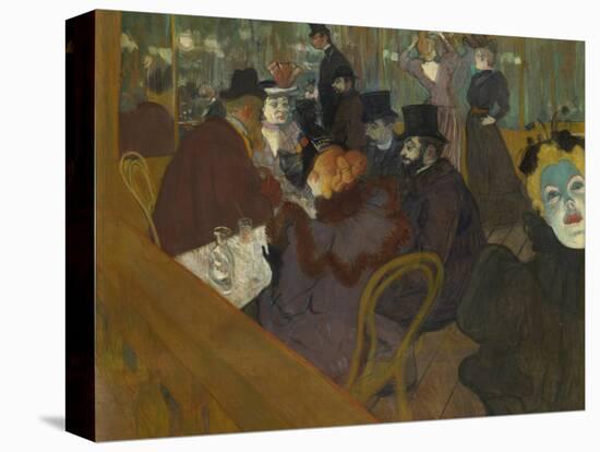 At the Moulin Rouge, 1892-95-Henri de Toulouse-Lautrec-Premier Image Canvas