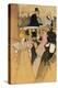 At the Opera Ball (Au bal de l'opera). 1893-Henri de Toulouse-Lautrec-Premier Image Canvas