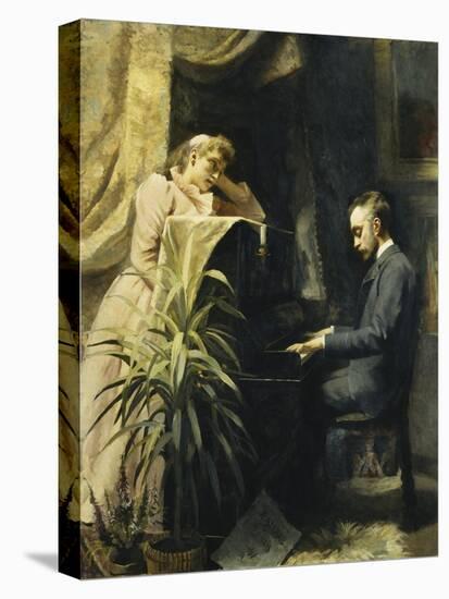 At the Piano-Emma Sparre-Premier Image Canvas