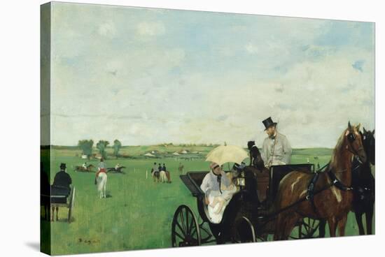 At the Races in the Countryside, 1869-Edgar Degas-Stretched Canvas